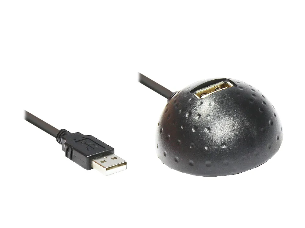 USB 2.0 Docking Verlängerungskabel, schwarz, 1,5m, Good Connections®