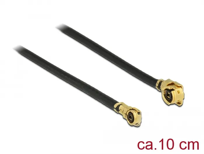Antennenkabel MHF / U.FL-LP-068 kompatibler Stecker an MHF IV/ HSC MXHP32 kompatibler Stecker 0,1 m,