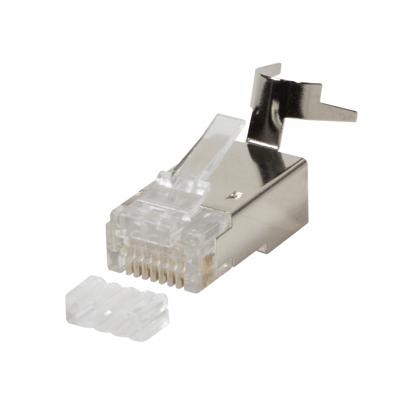 RJ45-Modularstecker, Cat.8.1/Cat.6A, geschirmt, 10 Stk.