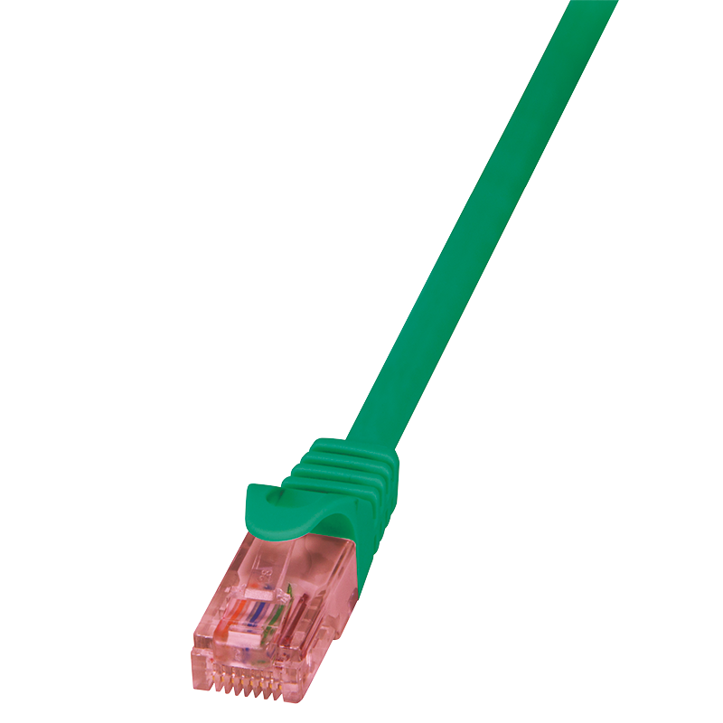 Patchkabel PrimeLine, Cat.6, U/UTP, grün, 2 m