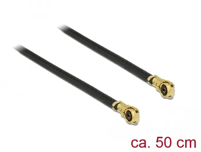 Antennenkabel MHF IV/HSC MXHP32 kompatibler Stecker an MHF IV/HSC MXHP32 kompatibler Stecker 0,5 m,