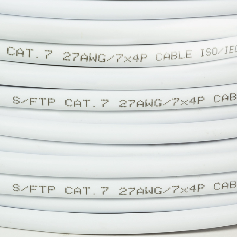 Patchkabel PrimeLine, Cat.7, S/FTP, weiß, 100 m