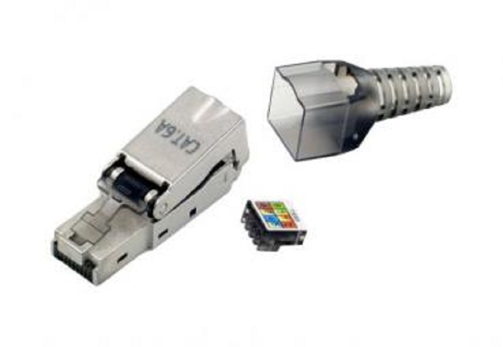 CAT.6a RJ45 Stecker 500Mhz, 10Gbit für Patchkabel oder Verlegekabel CAT.6a RJ45 Stecker 500Mhz, 10Gbit für Patchkabel oder Verlegekabel