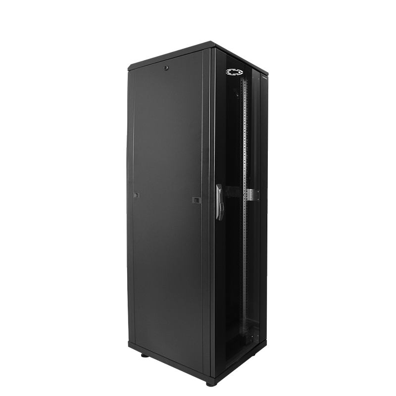 19" Netzwerk Standschrank, 32HE, 600 x 800 mm, schwarz