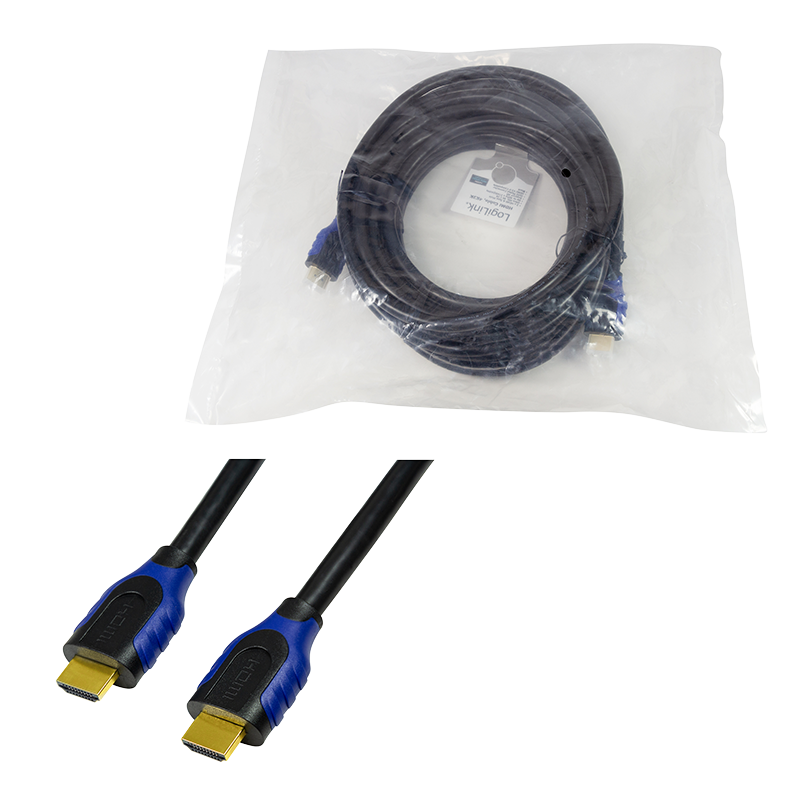 HDMI-Kabel, A/M zu A/M, 4K/60 Hz, schwarz/blau, 2 m