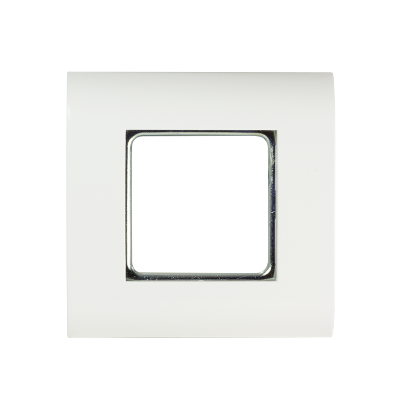 Unterputzrahmen für 45 x 45 System, 80 x 80 mm, weiß