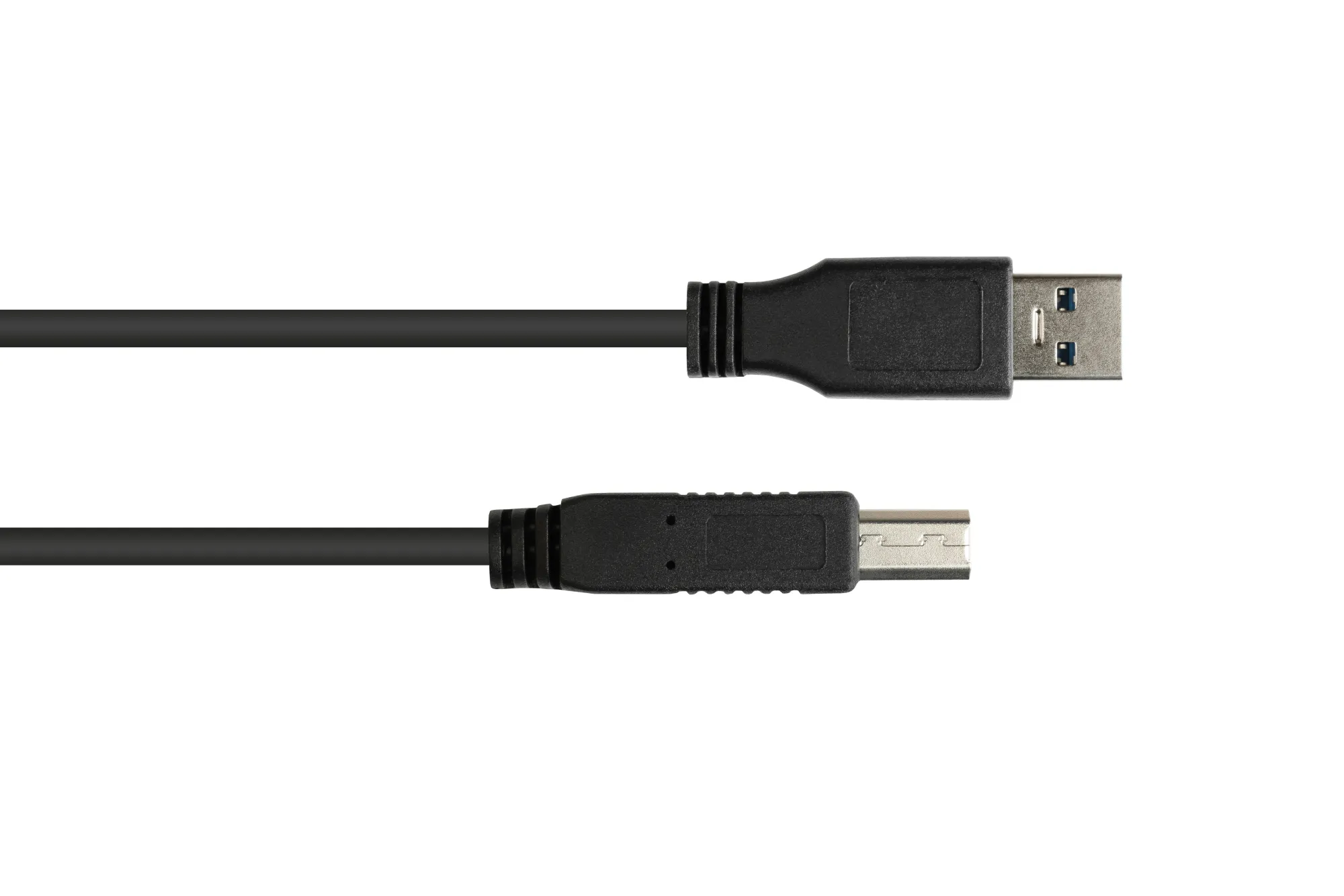 Anschlusskabel USB 3.0 Stecker A an Stecker B, schwarz, 0,5m, Good Connections®