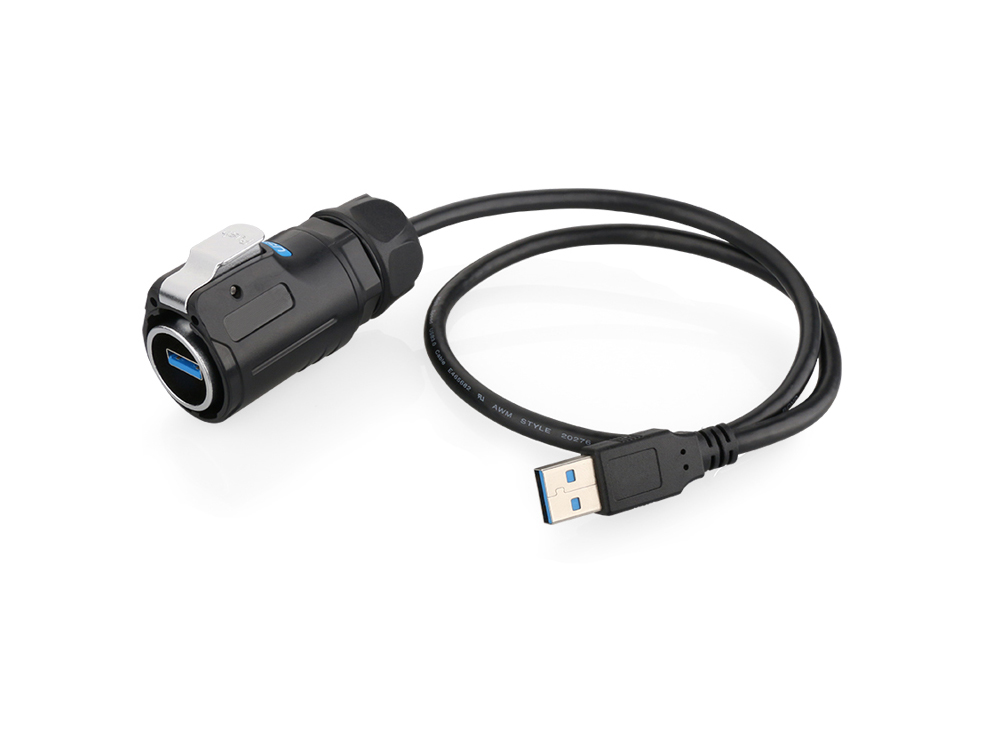 Industrie-Steckverbinder S1 - USB 3.0 Kabel, Stecker A mit K