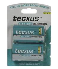 Tecxus® Batterie Alkali Mono D, 2er Blister