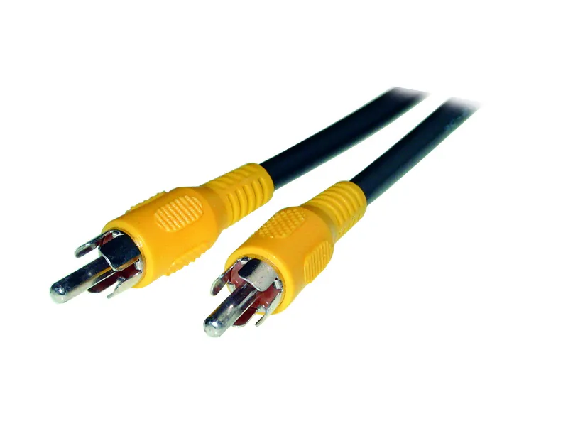 Cinch Video Verbindungskabel, gelb, Länge: 1,8m, Good Connections®