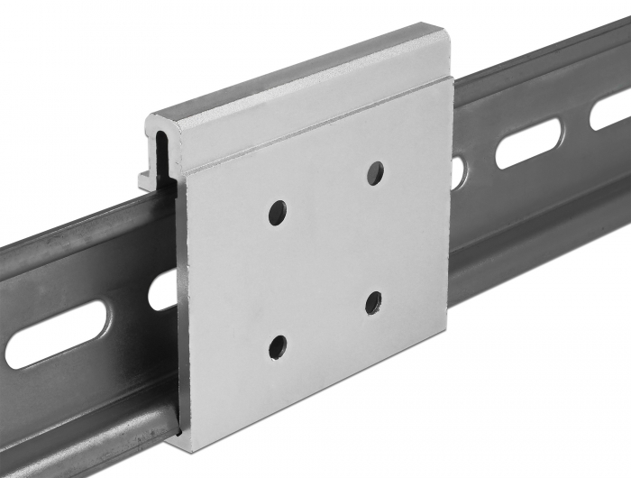 Aluminium Montageclip für Hutschiene, Delock® [65992]