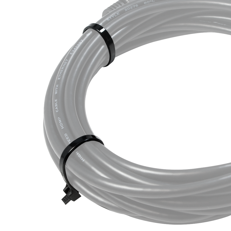 Kabelbinderhalter, ABS, 100 Stk., transp., selbstklebend, 28x28 mm