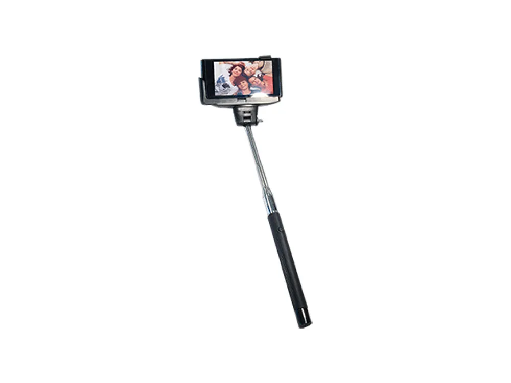 Selfie Stick mit Bluetooth Auslöser, integrierter Akku, 23 bis 100 cm