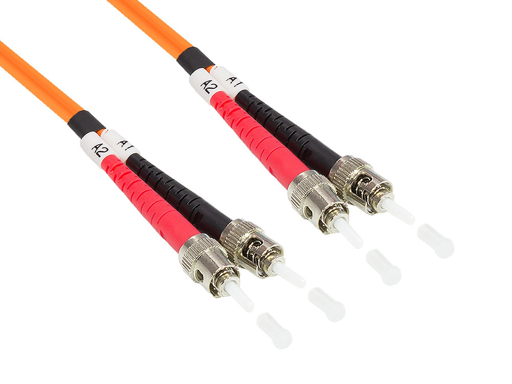 Patchkabel LWL Duplex OM2 (Multimode, 50/125) ST/ST, 3m, Good Connections®