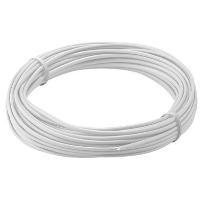 Kupferlitze isoliert, 10M, 1x0,14mm, weiß, Good Connections®