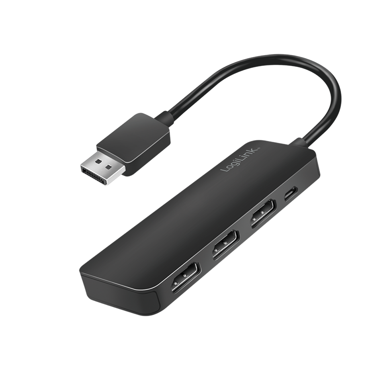 DisplayPort-Splitter, 1x3-Port, 1x DP zu 3x HDMI, 4K/60 Hz, HDCP, MST