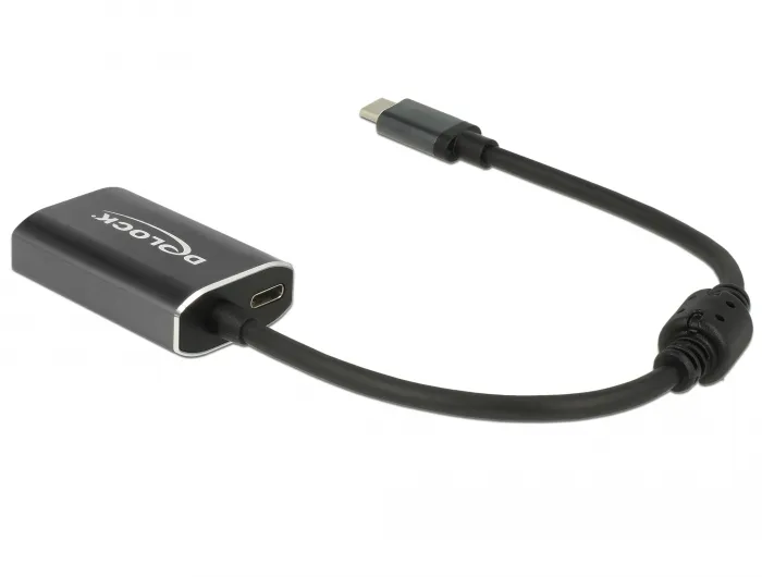 Adapter USB Type-C™ Stecker an mini Displayport Buchse (DP Alt Mode) 4K 60 Hz mit PD Funktion, Deloc