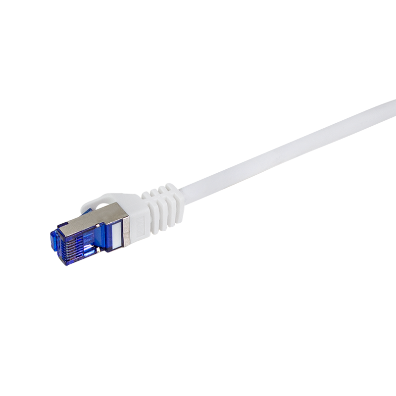 Patchkabel Ultraflex, Cat.6A, S/FTP, weiß, 20 m