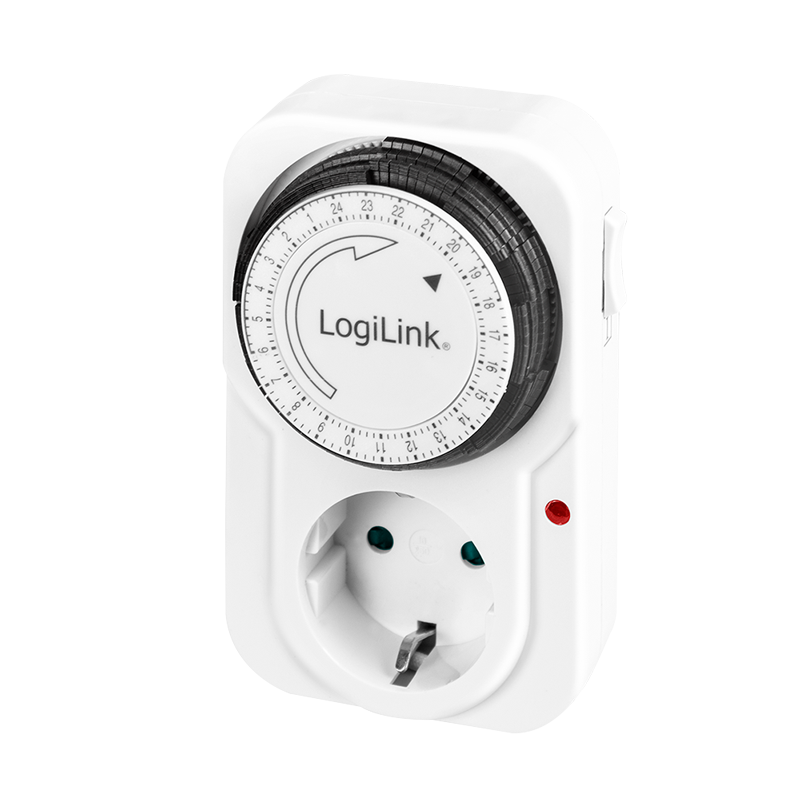 Mechanische Zeitschaltuhr, IP20, 24 Std. Timer, individuell programmierbar