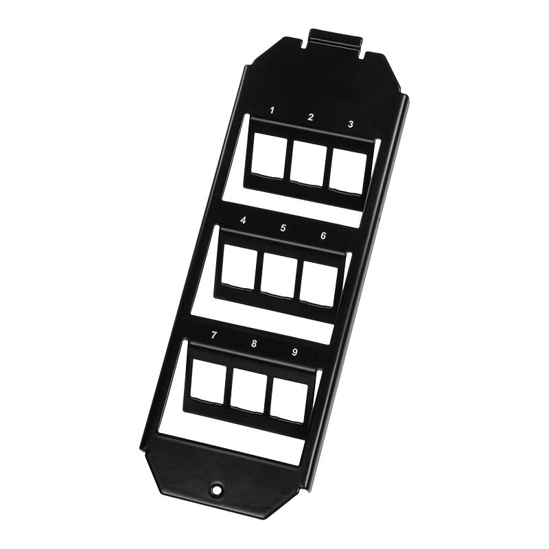 9 Port Bodentankeinsatz für 3 x 3 Keystone Module (208 mm System) 9 Port Bodentankeinsatz für 3 x 3 Keystone Module (208 mm System)