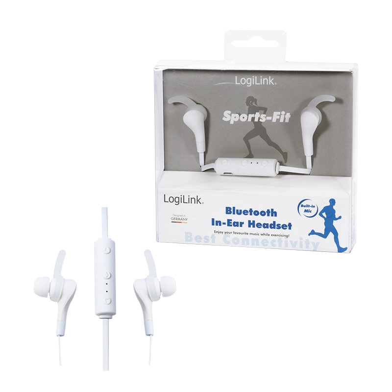 Bluetooth Stereo In-Ear Headset, Weiß