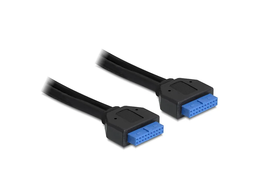 Anschlusskabel, USB 3.0 Pinheader Buchse an Buchse, schwarz, 0,45m, Delock® [83124]
