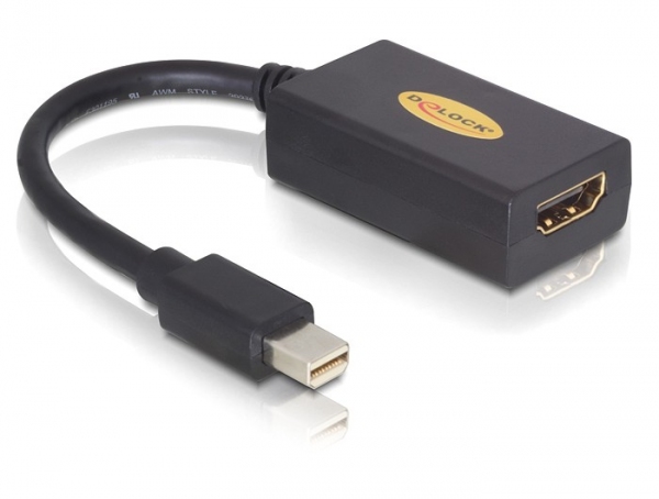 Adapter Mini Displayport Stecker zu HDMI Buchse, Delock® [65