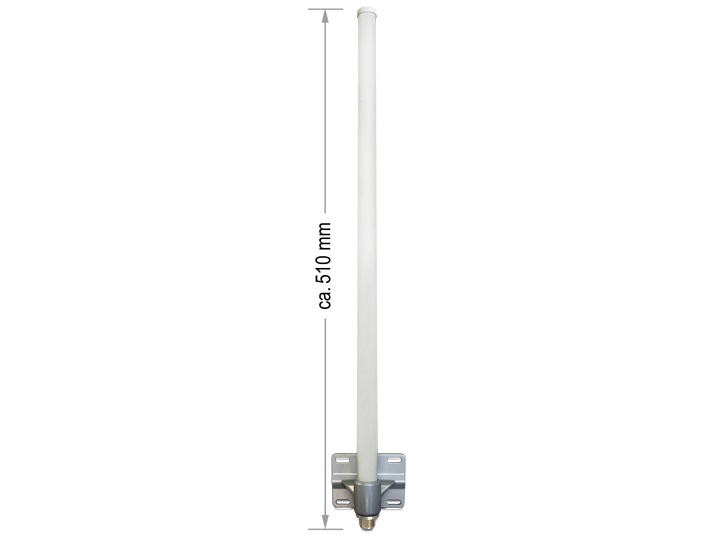 WLAN Antenne 802.11 b/g/n 8 dBI omnidirektional starr grau o