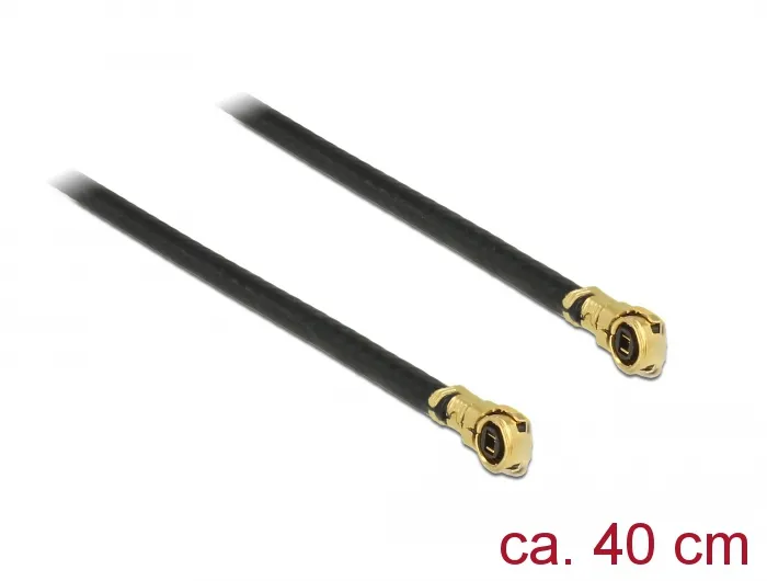 Antennenkabel MHF IV/HSC MXHP32 kompatibler Stecker an MHF IV/HSC MXHP32 kompatibler Stecker 0,4 m,