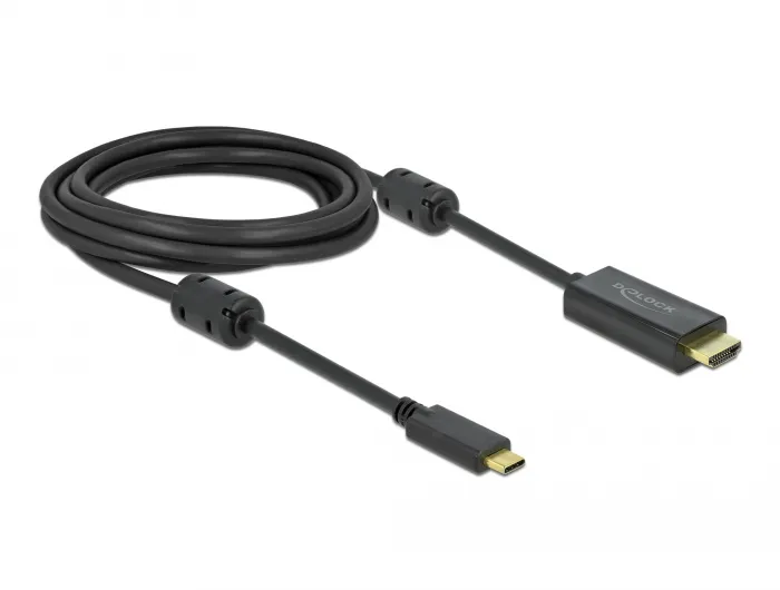 Aktives USB Type-C™ zu HDMI Kabel (DP Alt Mode) 4K 60 Hz 3 m, Delock® [85971]
