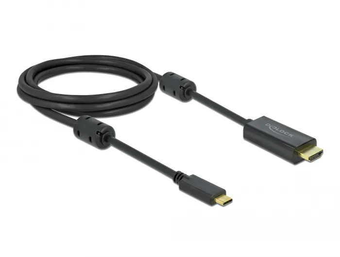 Aktives USB Type-C™ zu HDMI Kabel (DP Alt Mode) 4K 60 Hz 2 m, Delock® [85970]