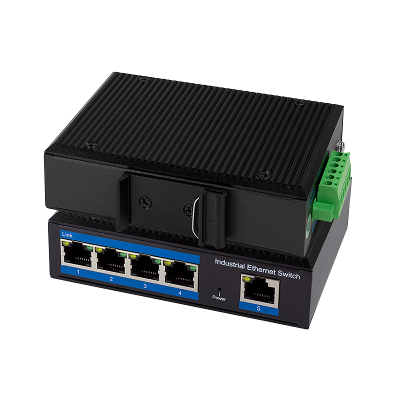 Industrie Fast Ethernet PoE-Switch, 5-Port, 10/100 Mbit/s