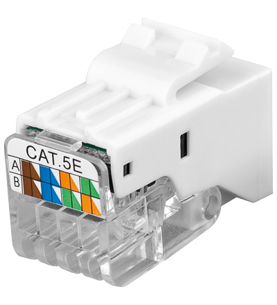 KeyStone Jack Cat. 5e RJ45, toolless, UTP, SNAP-IN, Good Connections® KeyStone Jack Cat. 5e RJ45, toolless, UTP, SNAP-IN, Good Connections®