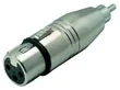 Adapter Cannon / XLR-Buchse an Cinchstecker, Good Connections®