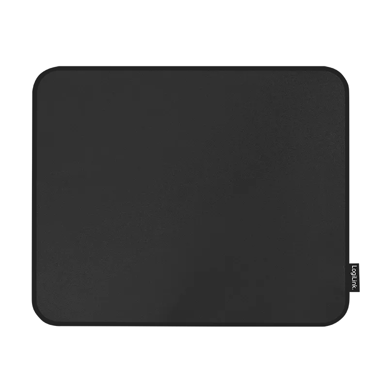 Gaming Mauspad, vernähte Kanten, 320 x 270 mm, schwarz