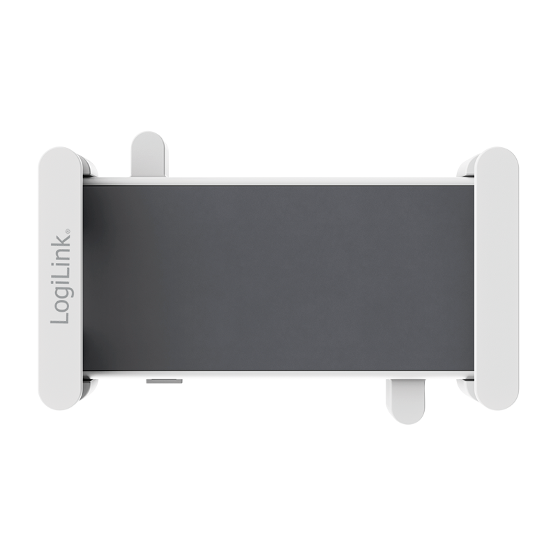 VESA-75x75-Klemmhalter, für 4,7–15"-Geräte, 1 kg max., weiß