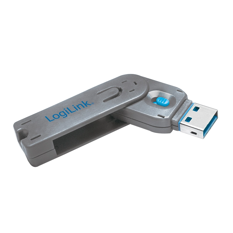 USB-A-Port Schloss (1x Schlüssel und 1x Schloss)