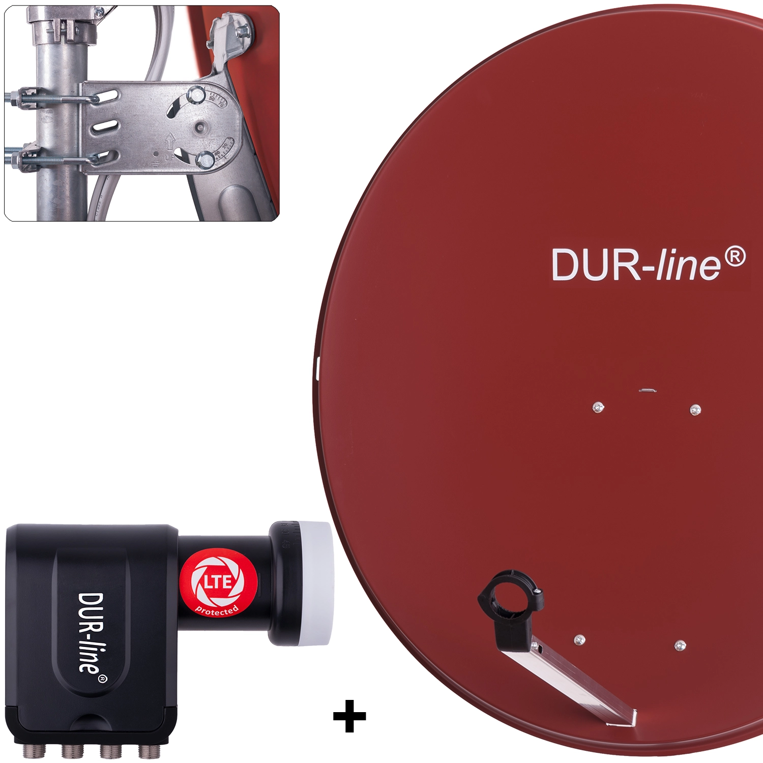DUR-line MDA 90 R + +Ultra Octo LNB - 8 TN LNB Set