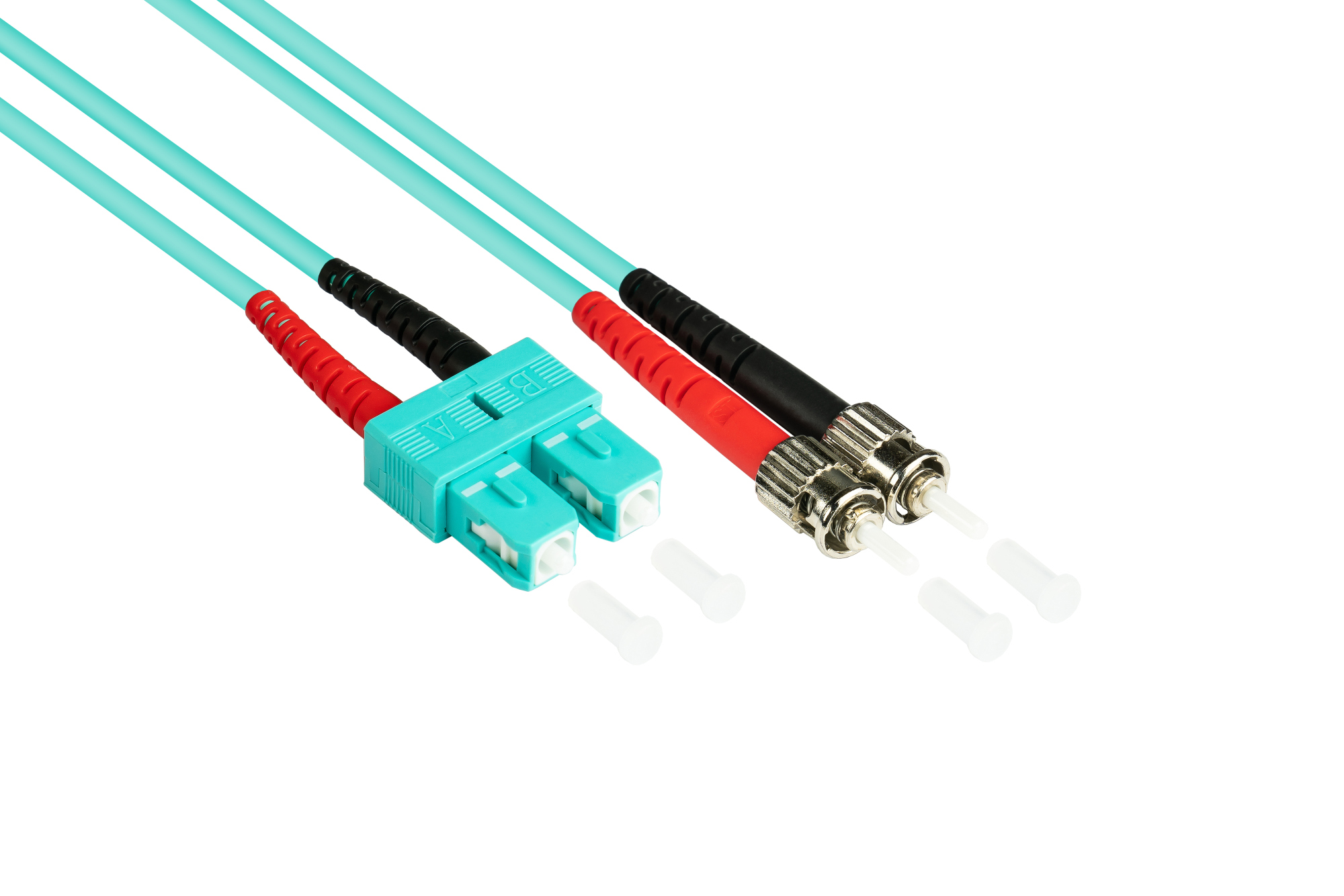 Patchkabel LWL Duplex OM3 (Multimode, 50/125) ST/SC, 7,5m, Good Connections®