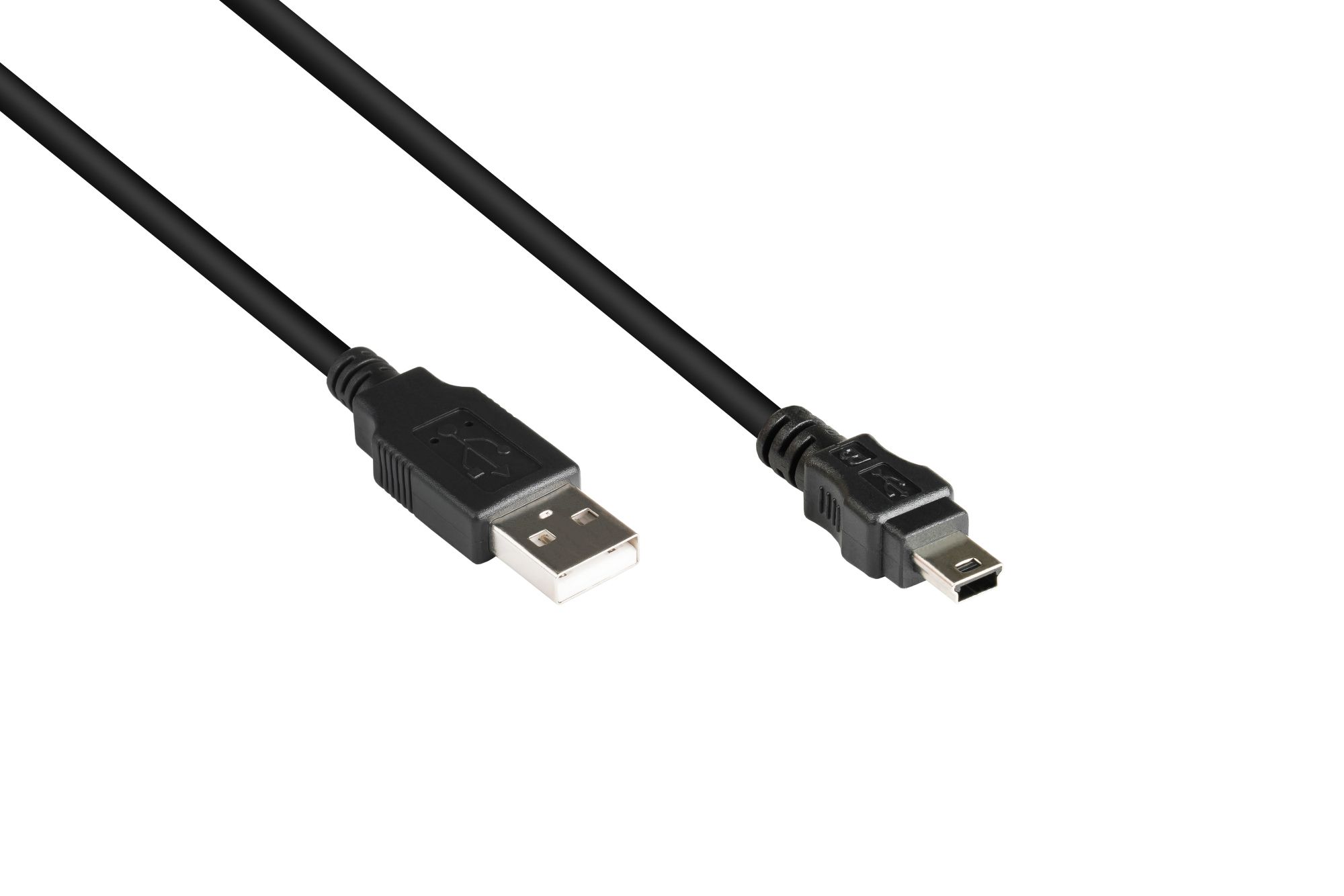 Anschlusskabel USB 3.0 Stecker A an Stecker B, schwarz, 5m, Good  Connections®