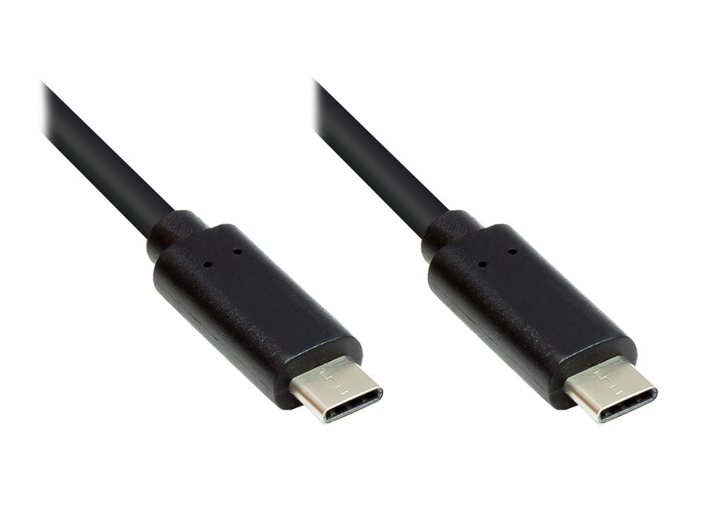 USB 3.1 Gen.1 Kabel C™-Stecker an C™-Stecker, schwarz, 1m, Exsys® [EX-K1585-1.0]