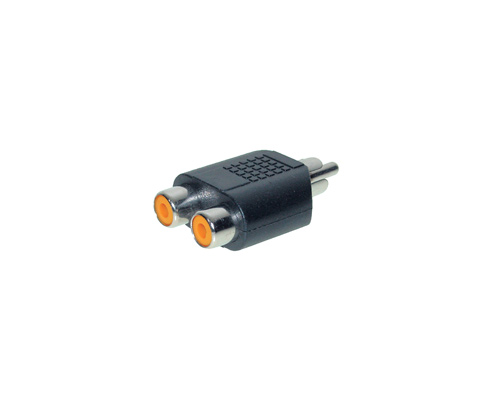 Audio Adapter 2 X Cinch Buchse / 1 X Cinch Stecker, Good Connections®