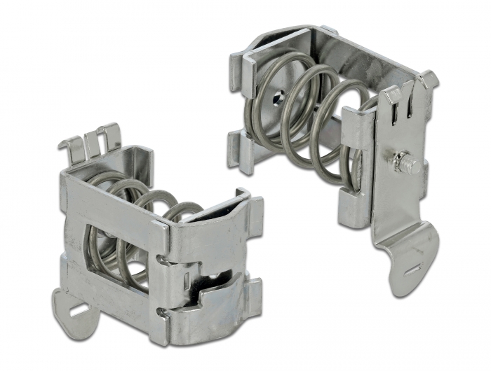 Schirmklemme für Hutschiene - Kabeldurchmesser 10 - 20 mm, D