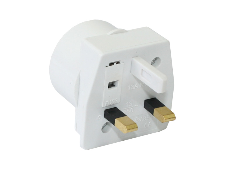 Stromadapter UK Stecker / Euro Buchse