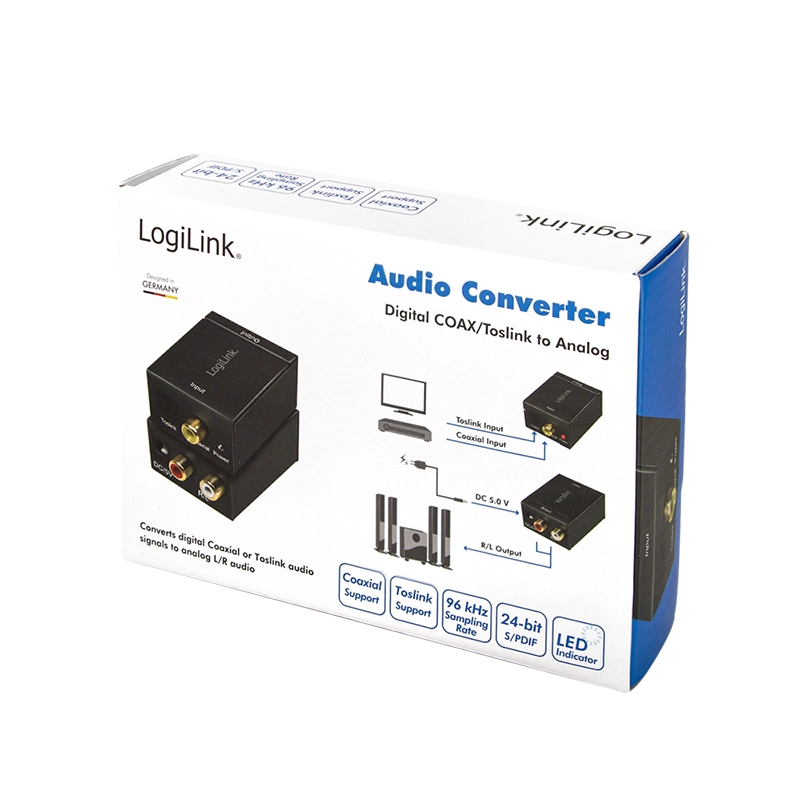 Koaxial und Toslink zu analog L/R Audio-Konverter