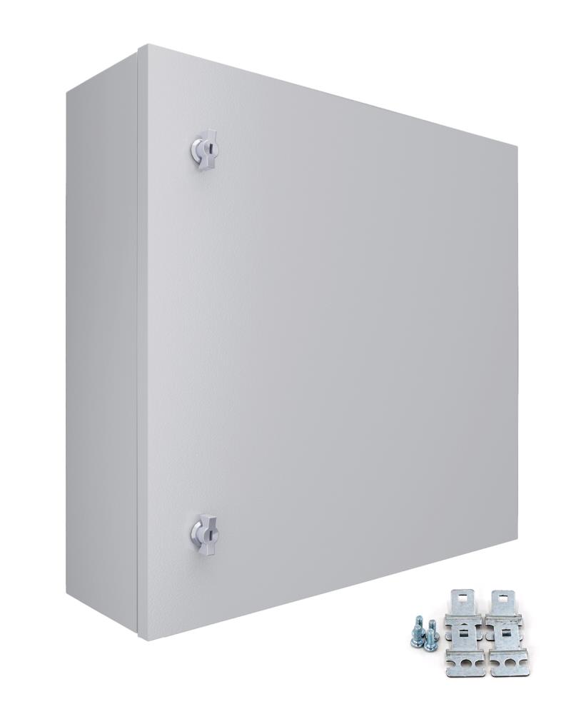 B-Ware Verteilerschrank aus Stahlblech aufputz 60x60x25cm IP65 lichtgrau B-Ware Verteilerschrank aus Stahlblech aufputz 60x60x25cm IP65 lichtgrau