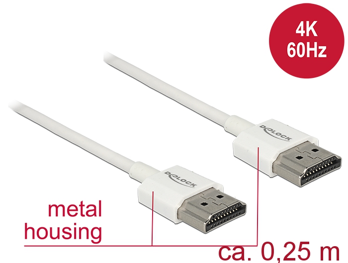 Kabel High Speed HDMI mit Ethernet, Stecker A an Stecker A,