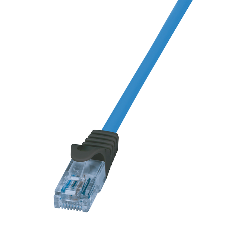 Patchkabel Premium, Cat.6A, U/UTP, 10G/PoE/HDBT, blau, 10 m