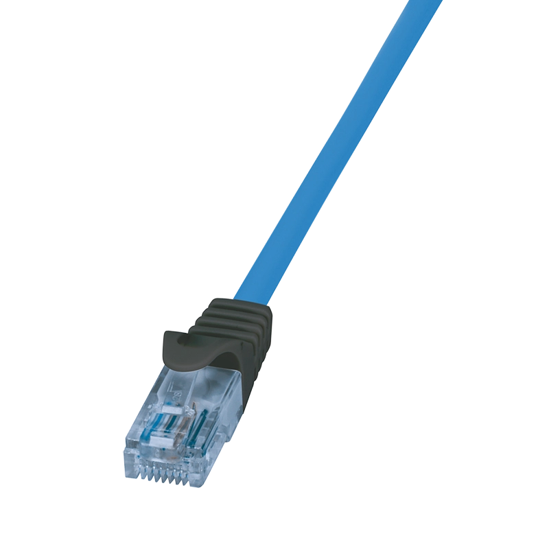 Patchkabel Premium, Cat.6A, U/UTP, 10G/PoE/HDBT, blau, 10 m