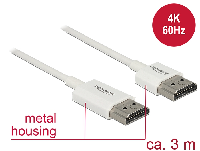 Kabel High Speed HDMI mit Ethernet, Stecker A an Stecker A,